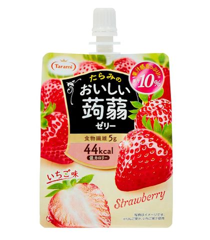 OISHI KONNYAKU JELLY STRAWBERRY 150g/(6)X5