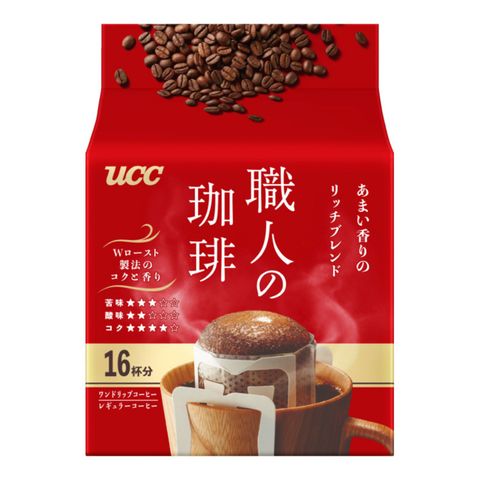 UCC DRIP COFFEE SWEET (RED) 16P/6