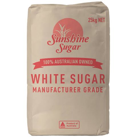 AUSTRALIAN WHITE SUGAR 25KG/1