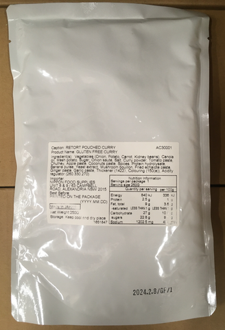 GLUTEN FREE VEGETARIAN CURRY/20