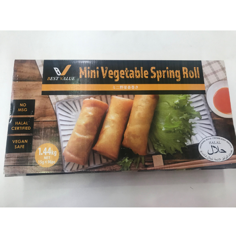 MINI VEGETABLE SPRING ROLL 15g 96pc/8
