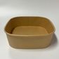 KRAFT PAPER SQUARE BOWL 1000ML 50P