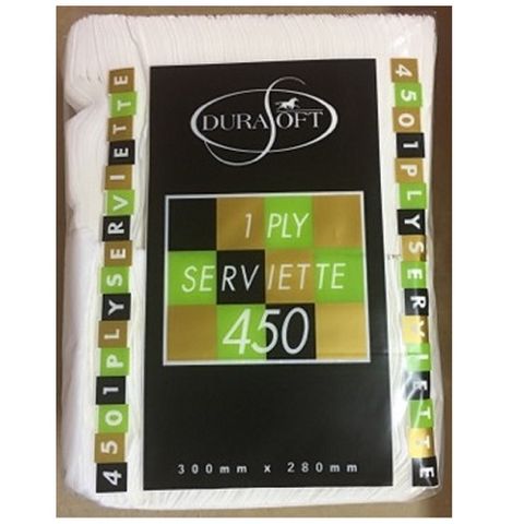 L.1-PLY NAPKIN WHITE 1800P/1