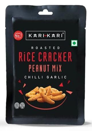 Kari-Kari Rice Cracker Peanut Mix (Chilli Garlic) 20g