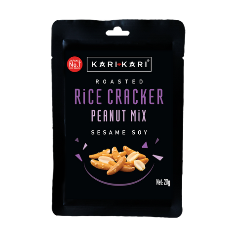 Kari-Kari Rice Cracker Peanut Mix (Sesame soy) 20g