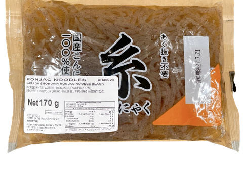HARADA SHOKUHIN KONJAC NOODLE BLACK