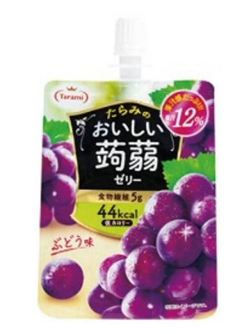 OISHI KONNYAKU JELLY GRAPE 150g/(6)X5