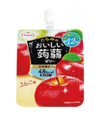 OISHI KONNYAKU JELLY APPLE 150g/(6)X5