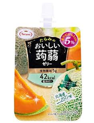 OISHI KONNYAKU JELLY HOKKAIDO MELON 150g/(6)X5