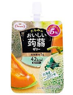 OISHI KONNYAKU JELLY HOKKAIDO MELON 150g/(6)X5
