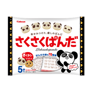 KBY SAKU SAKU PAND FAMILY PACK 85g/14x2