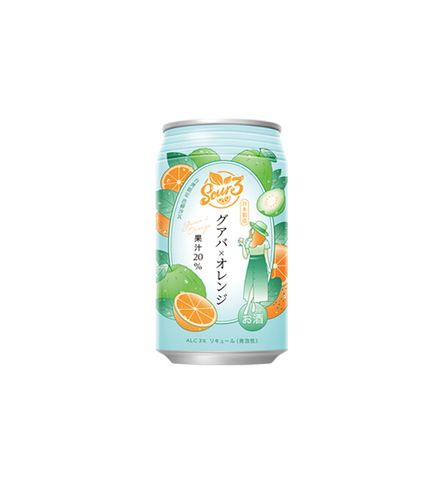 SNK CHU-HI SOUR3 ORANGE & GUAVA 350ML/24