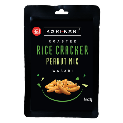 Kari-Kari Rice Cracker Peanut Mix (Wasabi) 20g/120