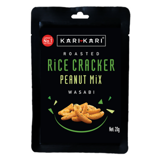 Kari-Kari Rice Cracker Peanut Mix (Wasabi) 20g/120