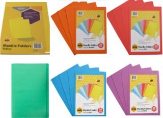 COLOURED FILE FOLDERS *EACH*