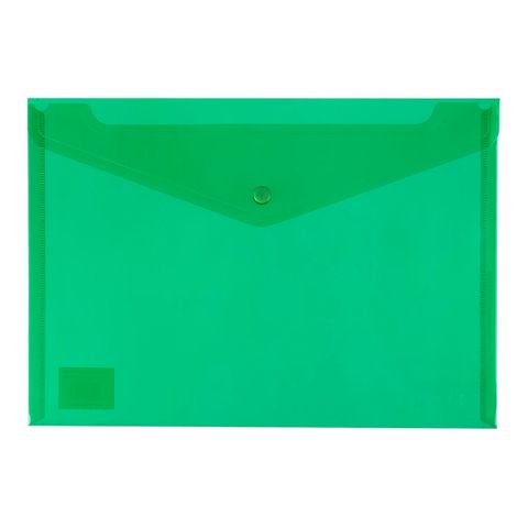 Polyprop Button Wallet Green