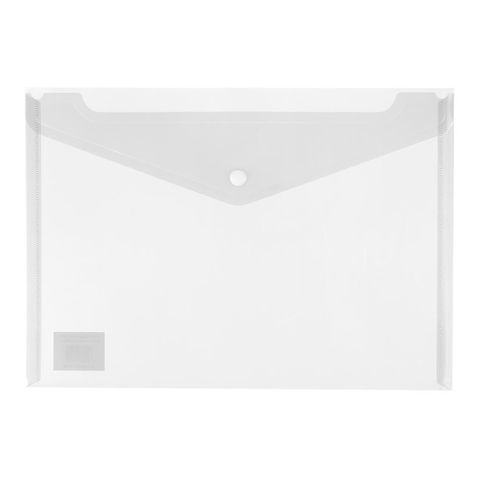 Polyprop Button Wallet Clear