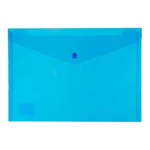 Polyprop Button Wallet Blue