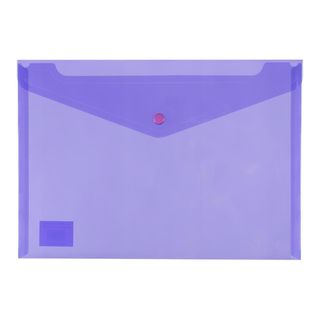 Polyprop Button Wallet Purple