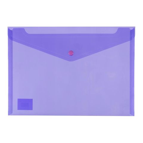 Polyprop Button Wallet Purple