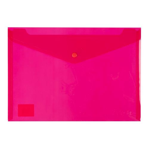 Polyprop Button Wallet Red