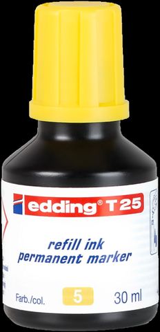 EDDING T25 PERMANENT INK (YELLOW)