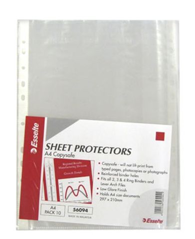 A4 COPYSAFE POCKETS 35 MICR PKT 10