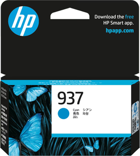 HP 937 Cyan Original Ink Cartridge ~ 800 Page
