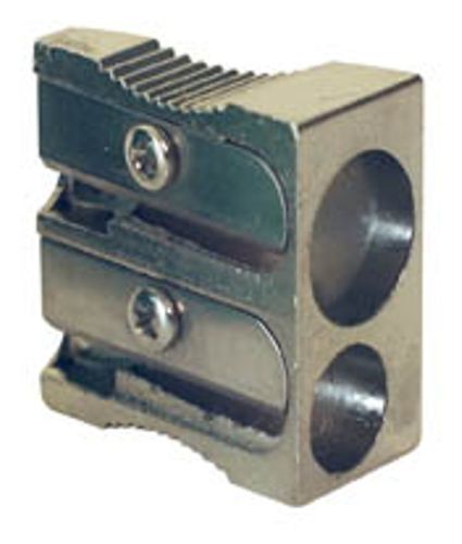 METAL PENCIL SHARPENER 2 HOLE