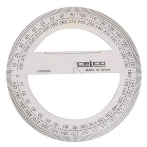 PROTRACTOR 360 DEG 10CM