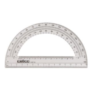 PROTRACTOR - 180 DEG 15CM