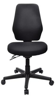 BURO AURA ERGO+ CHAIR DILLION PU BLACK - ASSEMBLED
