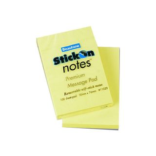ADHESIVE NOTES 50MM X 75MM