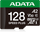 ADATA Speed Plus microSDXC UHS-I U3 A2 V30 Card with Adapter 128GB
