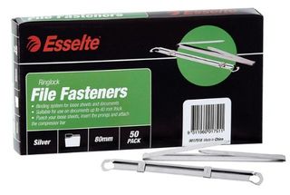 Esselte Ringlock FIle Fasteners (80mm) Pk50