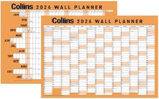 36223 - 2026 Collins A3 Wall Planner, Laminated - 438179