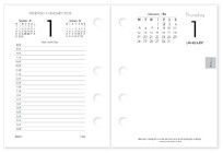 35422 - 2026 Collins Calendar 13E Refill 145x95mm Day To Page. Side Opening - 438104