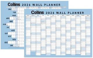 45324 - 2026 Collins Large Wall Planner 700 X 990 Laminated - 438177