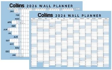 45324 - 2026 Collins Large Wall Planner 700 X 990 Laminated - 438177