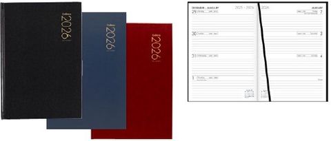 354320002 - 2026 Collins A53 Diary Week To View, Navy - 438079