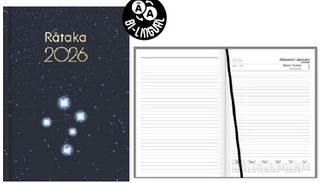 35408 - 2026 Collins A51 Bilingual Rataka/Diary, Day To Page, English/Te Reo Maori, Laminated Cover - 378390