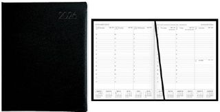 2026 Collins MD1083 Management Appointment Diary, Week To View, Black - 441625