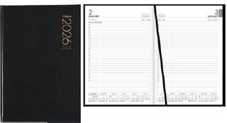 2026 Collins A51A Appointment Diary, Day To View, Black - 438026