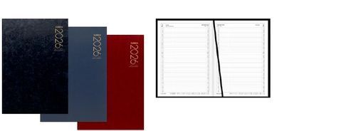 2026 Collins A41A Appointment Diary, Day To View, Red - 438024