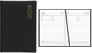 2026 Collins A51DP Diary, Day To View, Black - 438061