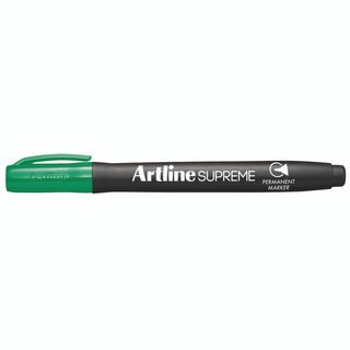 Artline Supreme Permanent Marker 1mm Bullet tip, Green