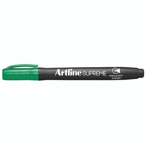 Artline Supreme Permanent Marker 1mm Bullet tip, Green