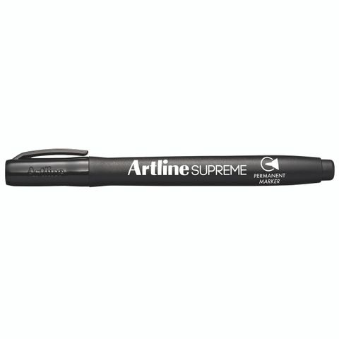 Artline Supreme Permanent Marker 1mm Bullet tip, Black