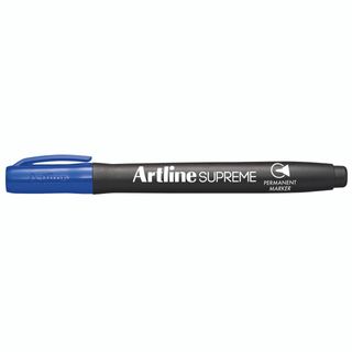 Artline Supreme Permanent Marker 1mm Bullet tip, Blue
