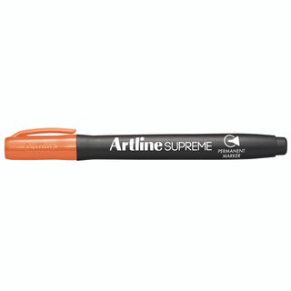 Artline Supreme Permanent Marker 1mm Bullet tip, Orange